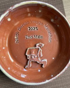 The bowl that Stu was given for finishing second