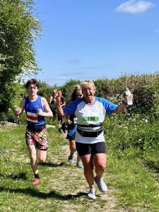 Nathan Mearns in action at the Bluebell Bash Half Marathon