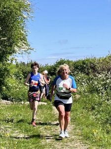 Nathan Mearns running in the Bluebell Bash Half Marathon