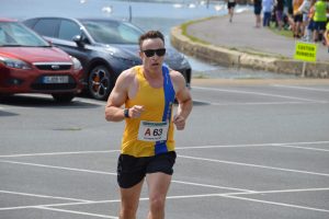 Adrian James in the Poole Festival of Running Relays