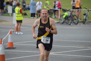 Brian Underwood in the Poole Festival of Running Relays
