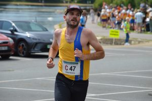 James Hulbert in action at the Poole Festival of Running Relays