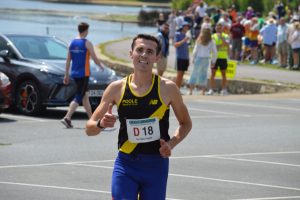 Jamie Grose in the Poole Festival of Running Relays