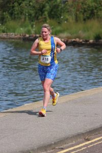 Nikki McTaggart on the first leg