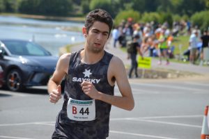 Ryan Pegoraro in the Poole Festival of Running Relays