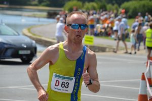 Szymon Chojnacki in the Poole Festival of Running Relays