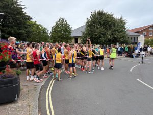 On the start line of the Stur Half
