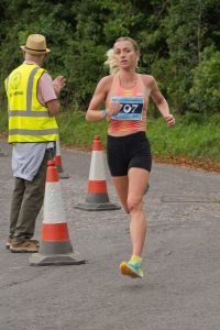 Beth Kidger in first female position at Overton 5