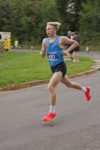 Henry Haslam in second place at Overton 5