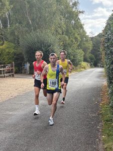 Tag in action at the Totton 10k