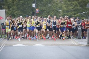 The Round the Lakes 10k gets underway