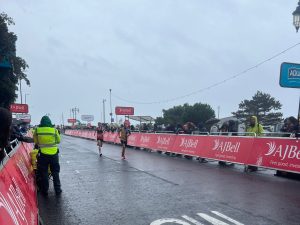 Adam Corbin comes down the finishing straight