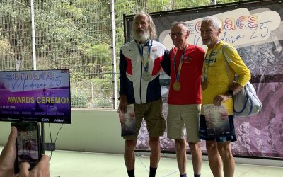 Geoff Newton collects five medals at European Masters Championships