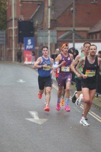 Aiden Lennan, Nick Bester and Jaymee Domoney in the Great South Run