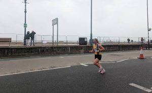Katie Gunn making her way round in the Great South Run