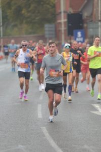 Mags Fietko in action at the Great South Run