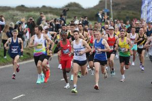 Rob McTaggart starting the Run Bournemouth Half Marathon