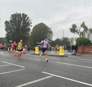 Simon Hearn competing at the Great South Run