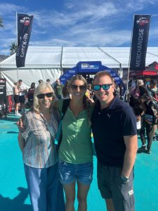 Emma Caplan arrives in Marbella to check in at the IRONMAN 70.3 World Championships