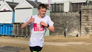 Jacob Taylor in the Bournemouth Coastal Ten 10k