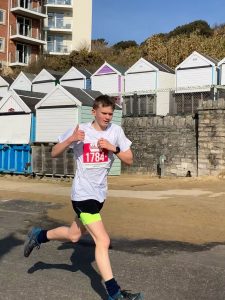 Jacob Taylor in action at the Bournemouth Coastal Ten