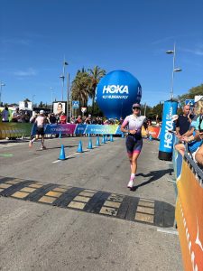 Natalie Green in the IRONMAN 70.3 World Championships in Marbella