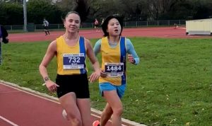 Sophie Read and Max Yao in the Boscombe 10k