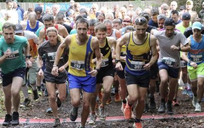 Stu Nichs king of the castle in Purbeck Trail Series