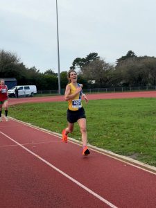 Vic Chapman finishing the Boscombe 10k