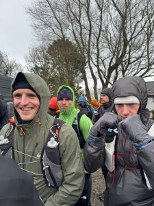 Arthur Riley and his brother at the start of the Arc 100