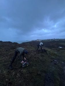 Arthur checks his kit in the Arc 100