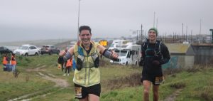 Chris O'Brien and Mark Hillier in the Portland Coastal Marathon