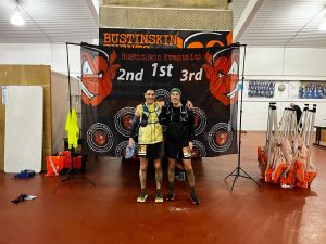 Chris and Mark after completing the Portland Coastal Marathon