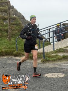 Mark Hillier in the Portland Coastal Marathon