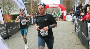 Mike Akers in the Farnborough Winter Half Marathon