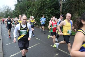 Patrick Kingston starting the Lytchett 10