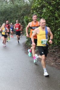 Patrick Kingston in action in the Lytchett 10