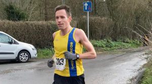 Stu Nicholas in the Hampshire Winter Feisty Phoenix Marathon