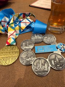 Alex Bonnet's Tokyo Marathon & Six Star Medals