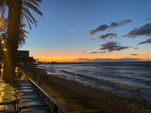 A coastal scene in Marbella