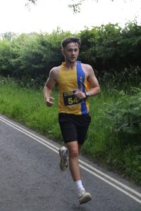 Harley Brooks in the Bath Half