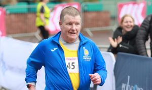 Julian Oxborough in the Exeter Half Marathon