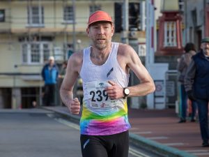 Shaun Dixon in the Weymouth Half Marathon