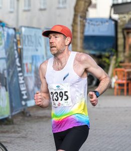 Shaun Dixon in the Weymouth Half Marathon