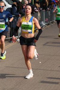 Sophie Read competing in the Wokingham Half Marathon