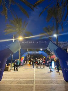 The start area of the Sierra Blanca Trail event