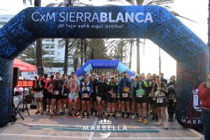 The start of the Sierra Blanca Trail race in Marbella