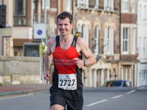 Steve Kellaway in the Weymouth Half Marathon