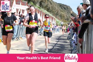 Aiden Blagden finishing the Bournemouth Bay 5k