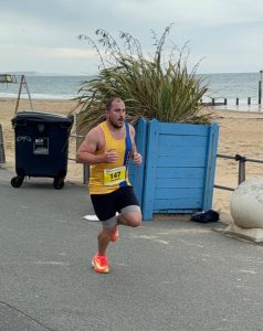 Ashley White in the Boscombe Seafront 5k
